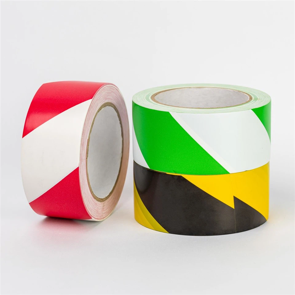 Hot Sell Durable PVC Keep Distance Hazard PVC Floor Warning Adhesive Safety Tape