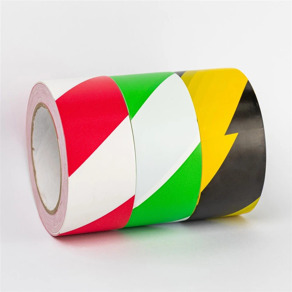 Hot Sell Durable PVC Keep Distance Hazard PVC Floor Warning Adhesive Safety Tape